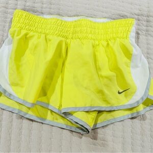 Nike Women's Yellow Running Shorts